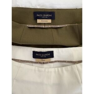 Piazza Sempione‎ - Wool And Cotton Pants Bundle Size US 4 IT 40